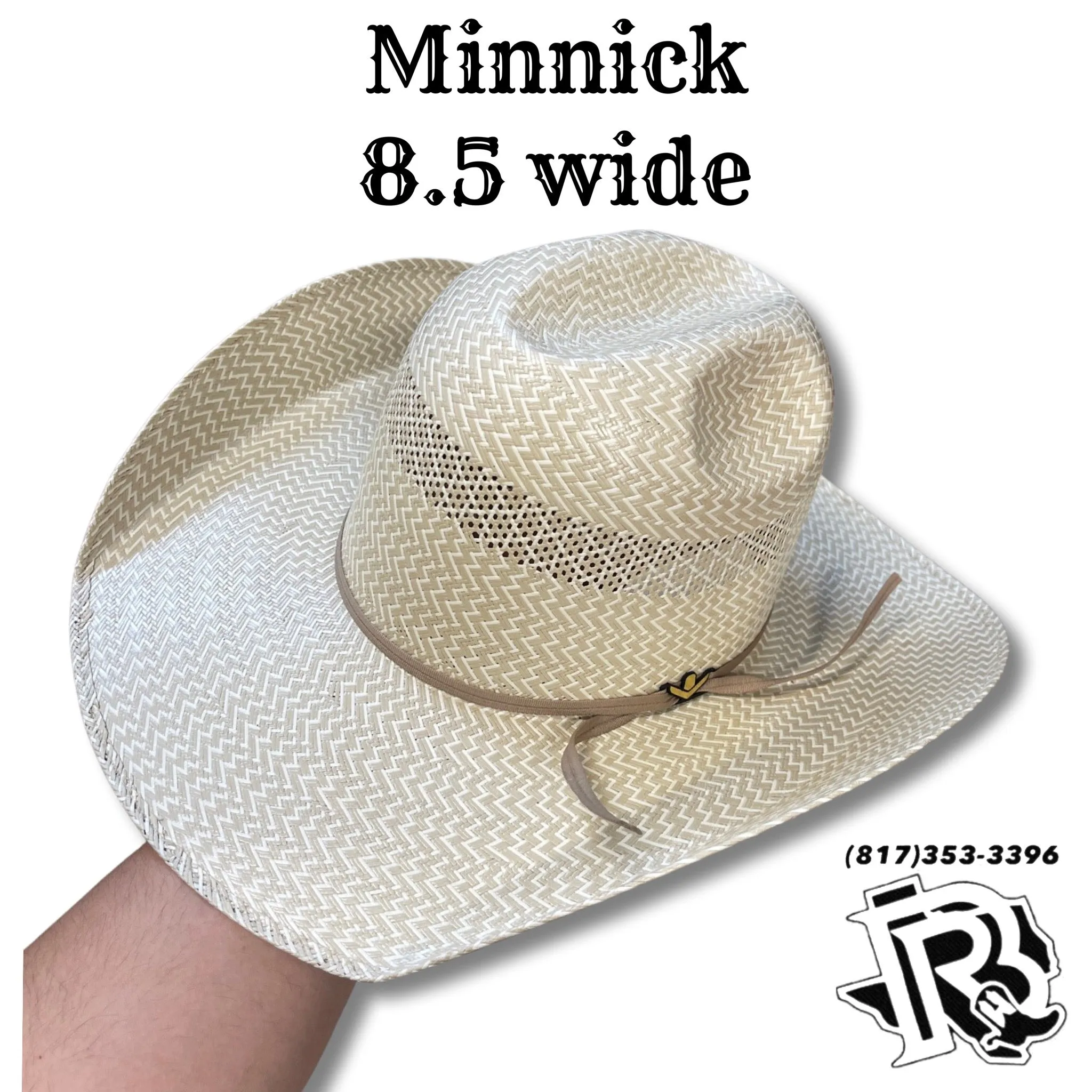 “ Dodge City “ | MEN COWBOY STRAW HAT