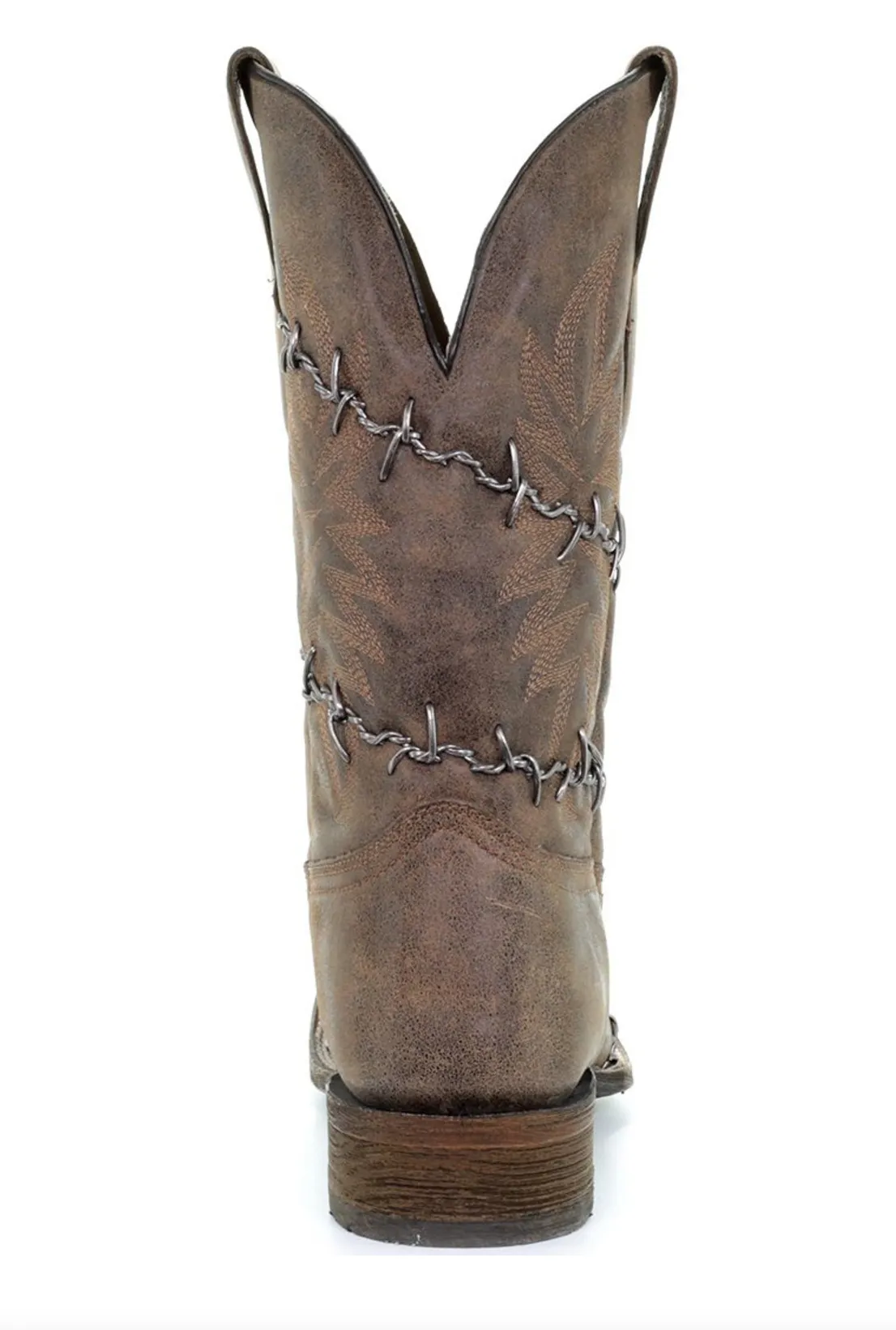 A3532 - Corral Men's Boot - Rustic Brown Barbed Wire