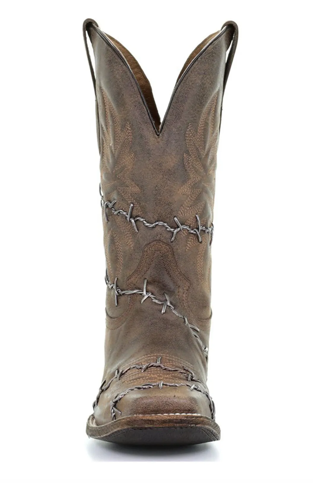 A3532 - Corral Men's Boot - Rustic Brown Barbed Wire