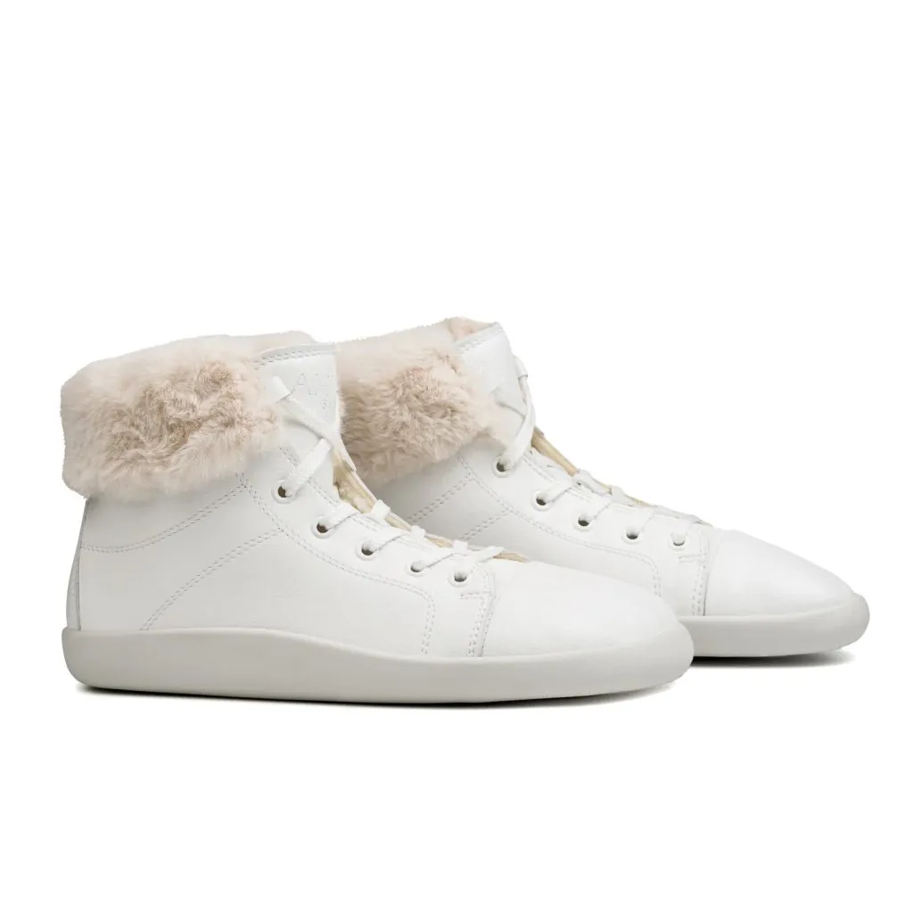 Ahinsa Tara Winter White ankle sneakers