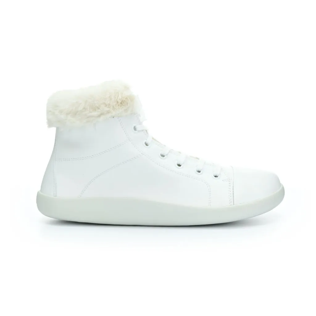 Ahinsa Tara Winter White ankle sneakers