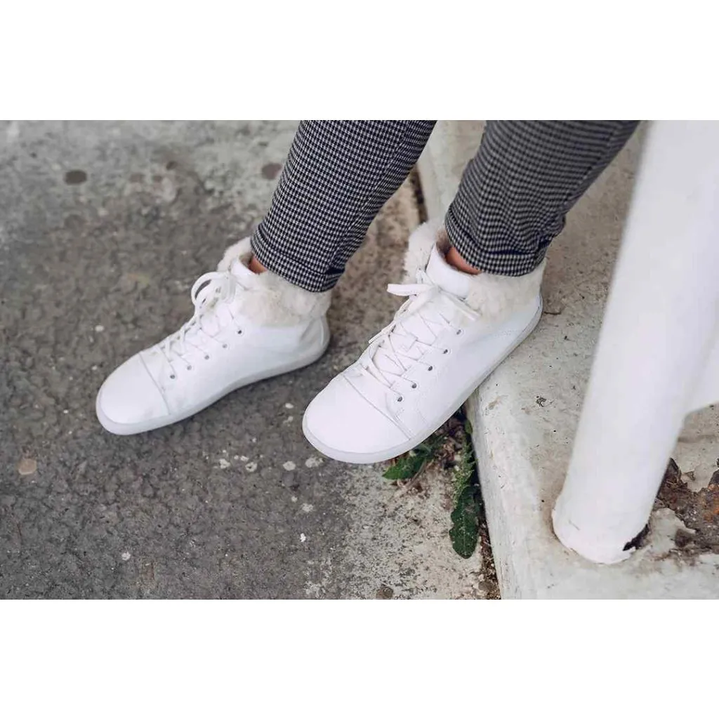 Ahinsa Tara Winter White ankle sneakers