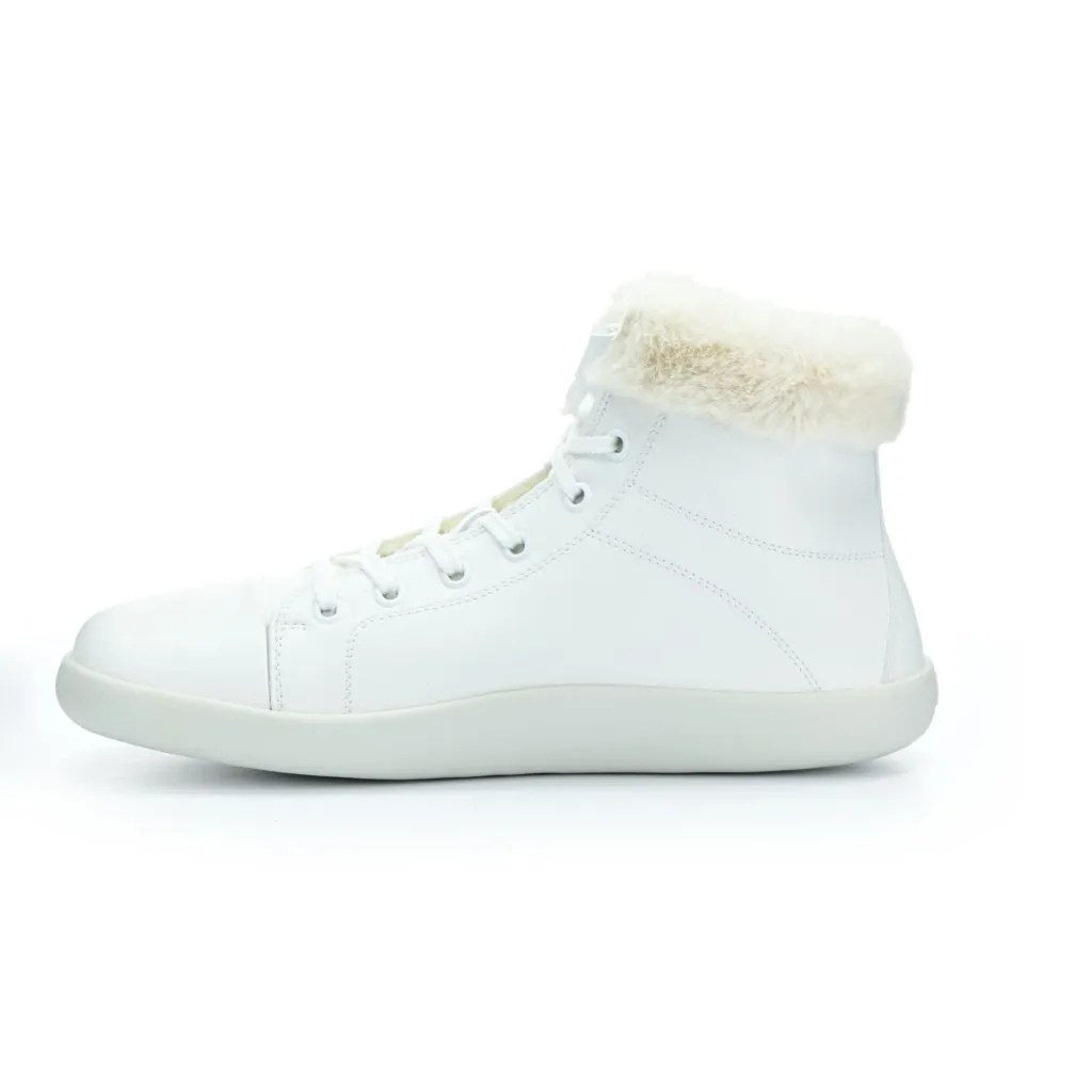 Ahinsa Tara Winter White ankle sneakers