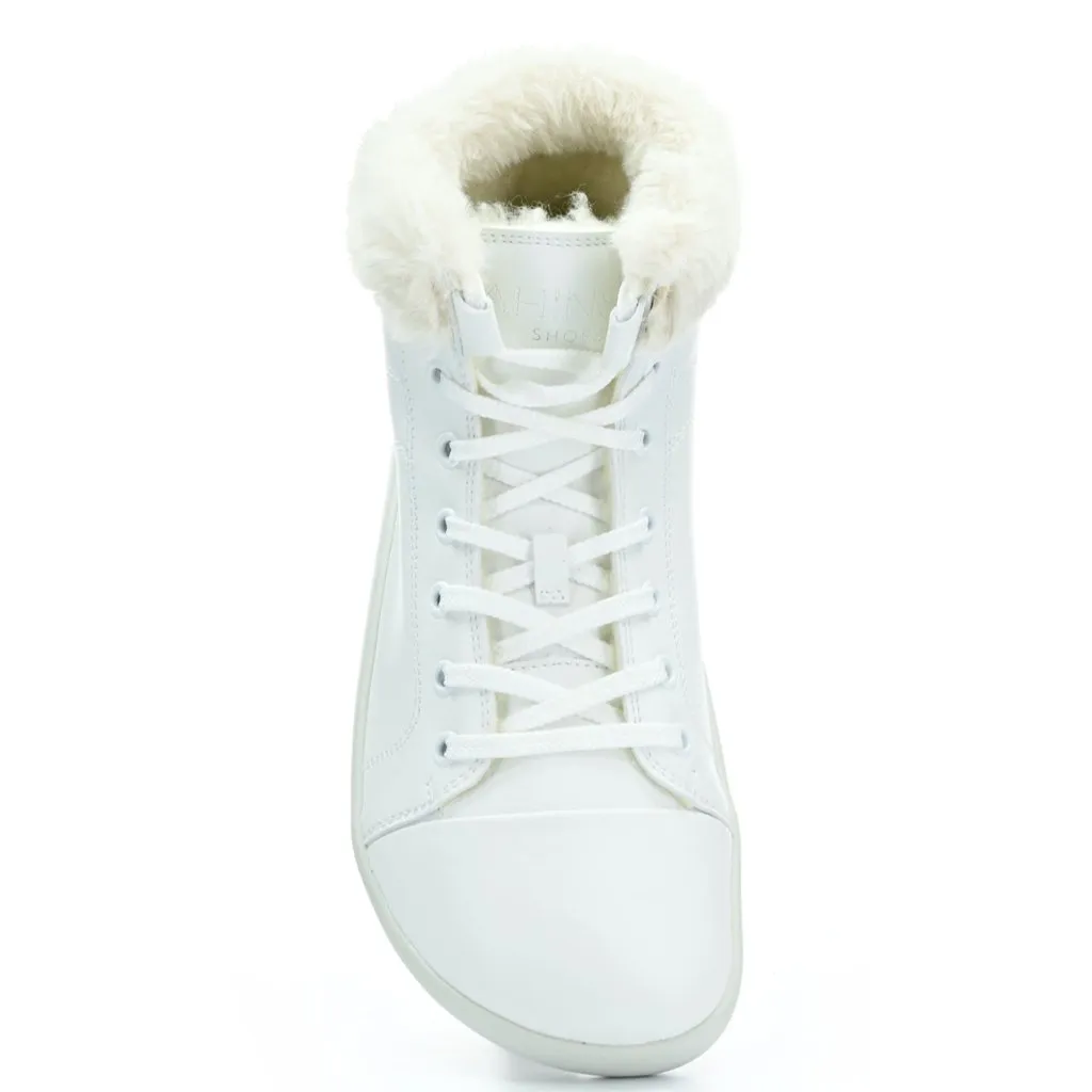 Ahinsa Tara Winter White ankle sneakers