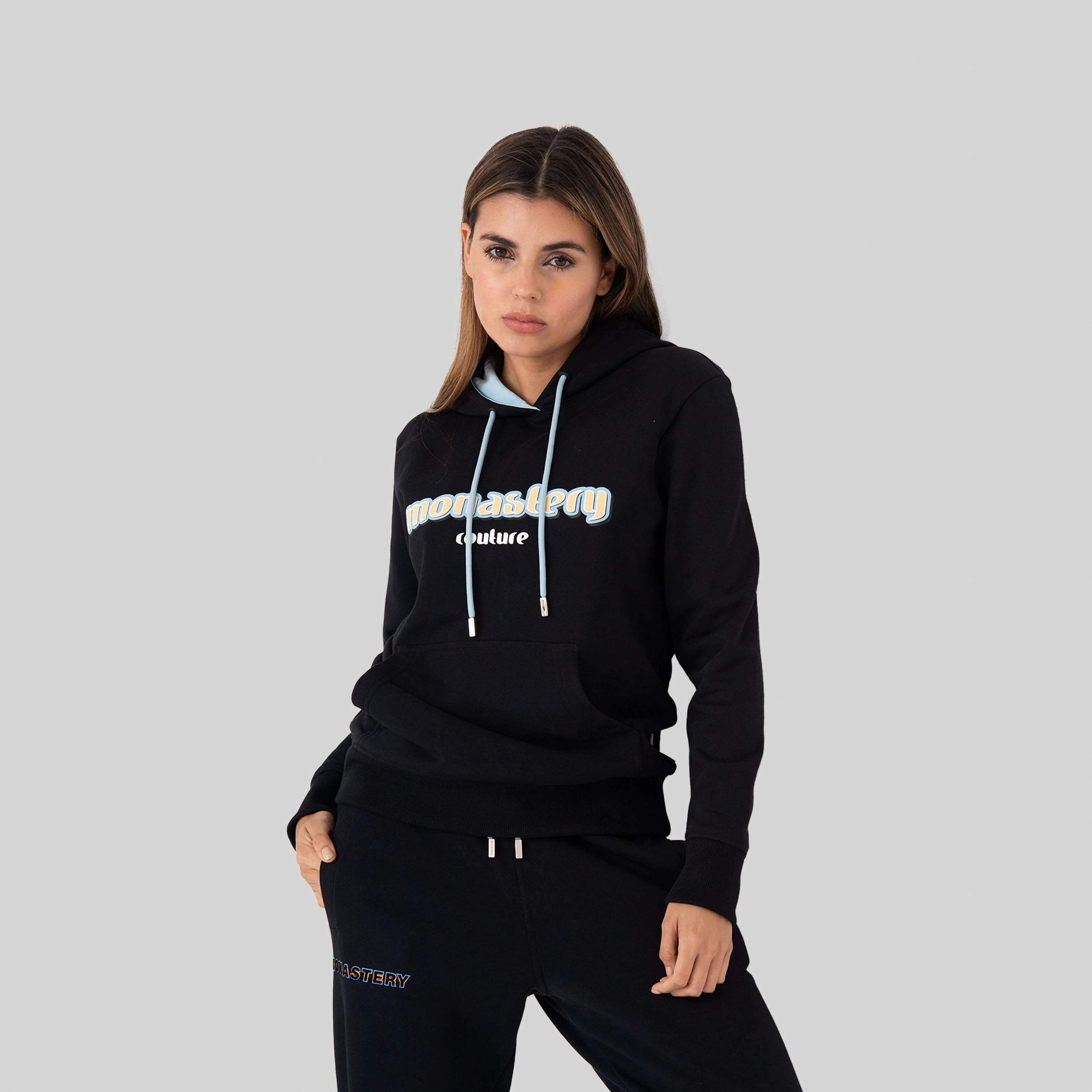 AQUARIUS BLACK HOODIE