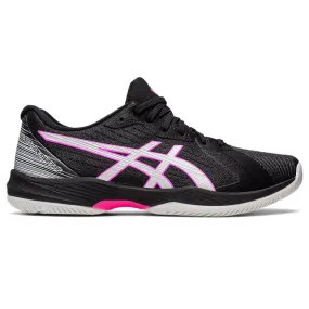 ASICS Men's Solution Swift FF Tennis Shoe (Black/Hot Pink)