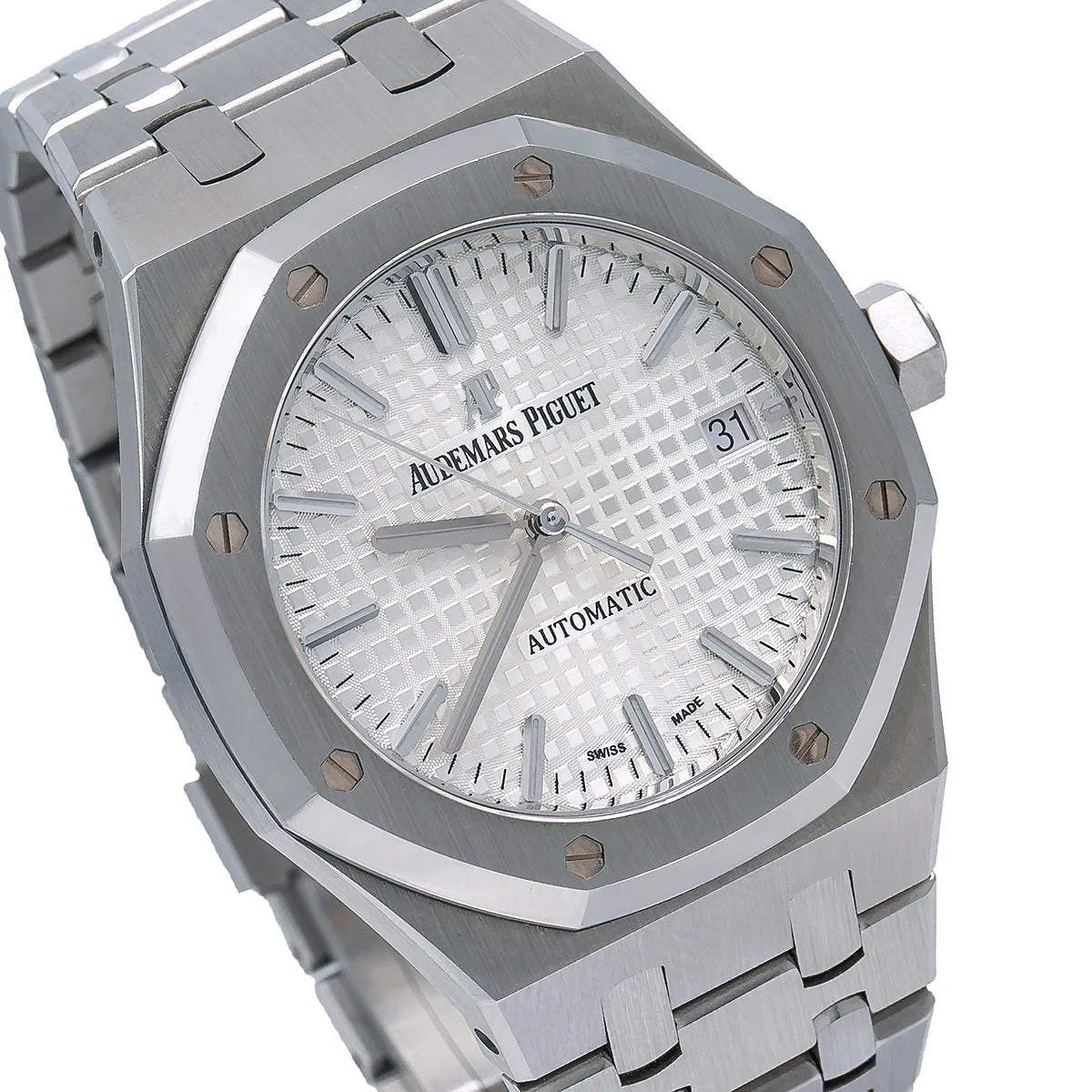 Audemars Piguet Royal Oak Self Winding 15450ST 37MM White Dial With Stainless Steel Bracelet