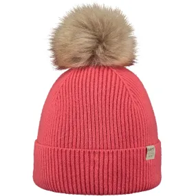 Barts Kids Cinder Faux Fur Bobble Hat - Lipstick