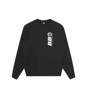 BB ASTRO REPEAT LOGO CREWNECK - BLACK