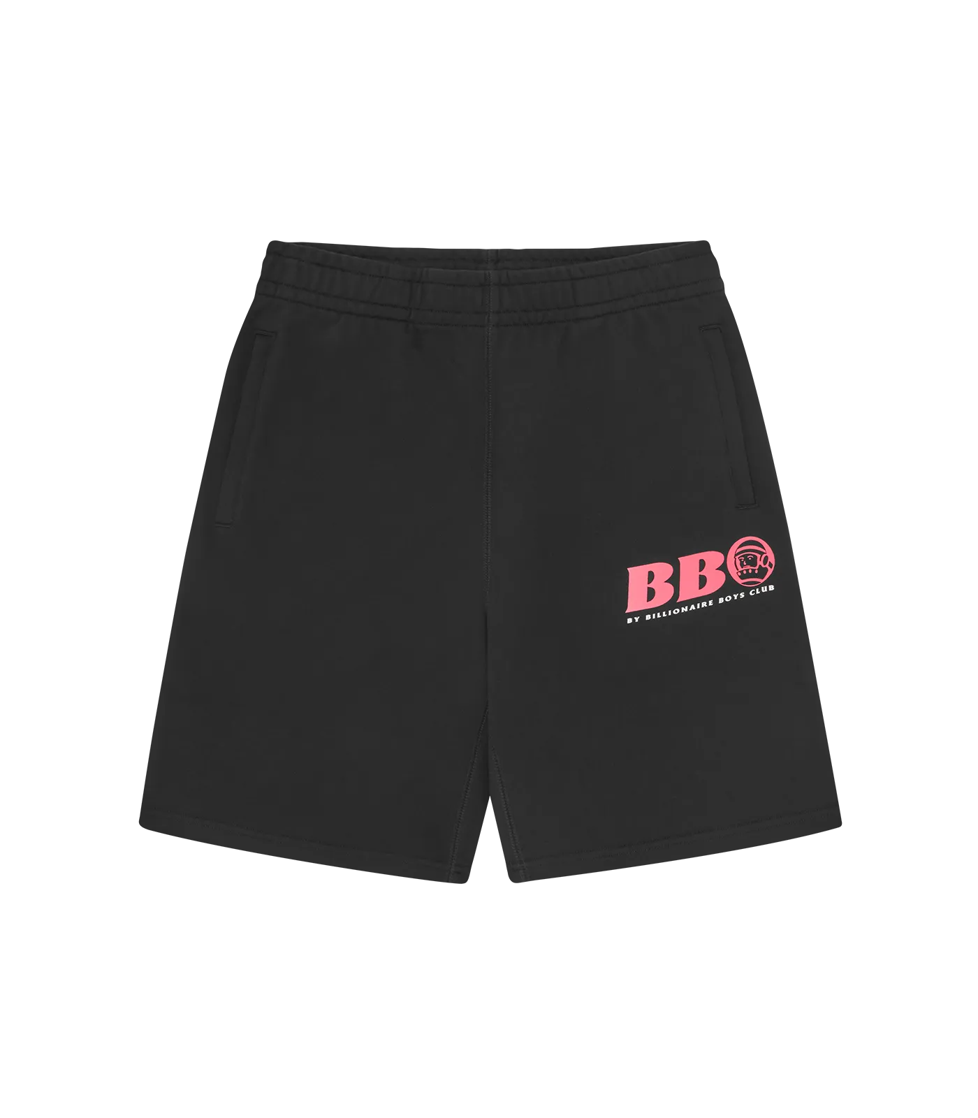 BB ASTRO SWEATSHORTS - BLACK/PINK LOGO