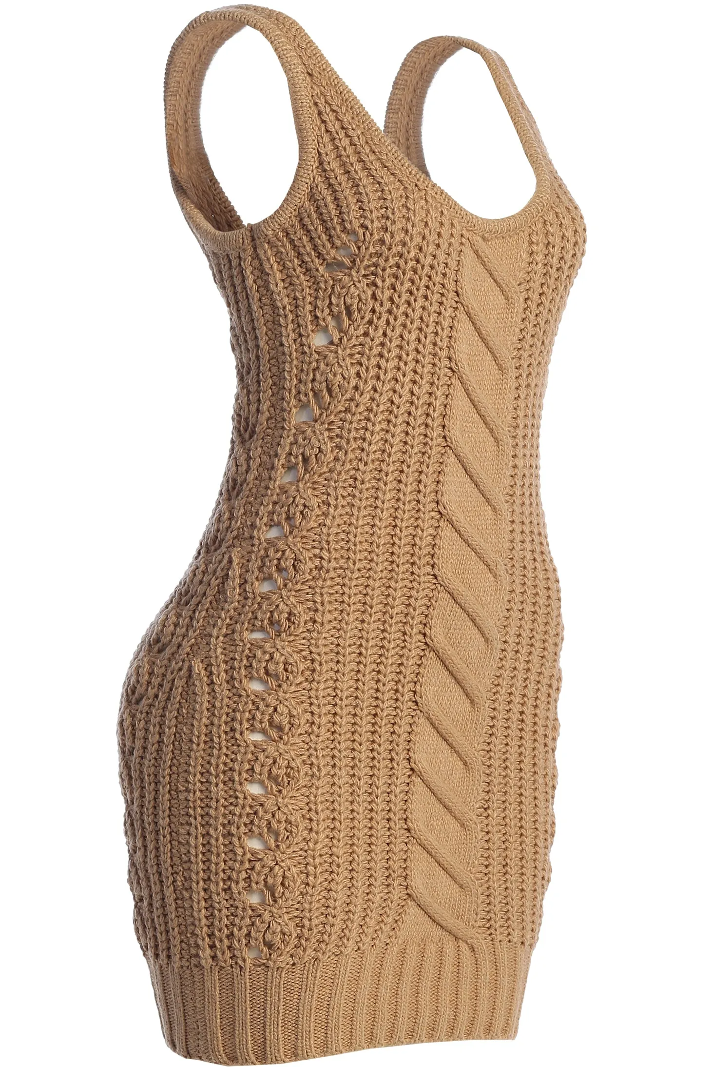 Beige Evonna Sweater Knit Dress