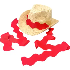 Bits & Bows Coastal Cowgirl Hat, Red