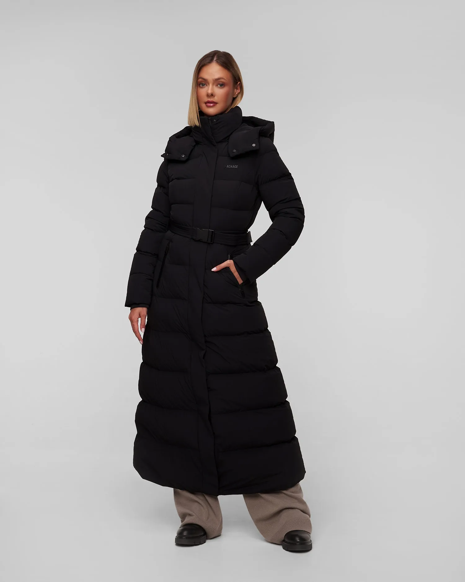 Black down coat Mackage Calina-City P002566-1