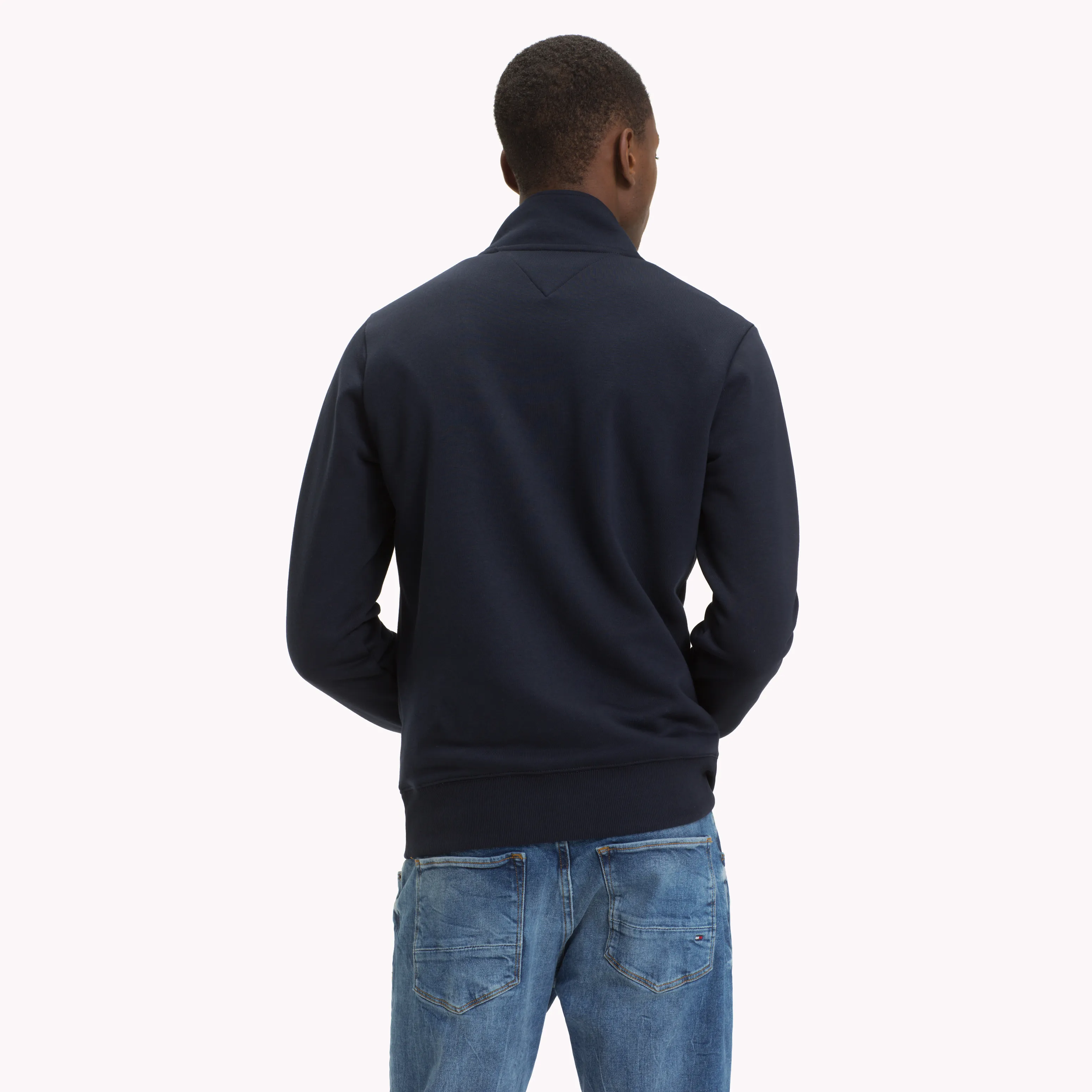 Blue Logo Zip-Thru Sweatshirt | Sweatshirts & Hoodies | Tommy Hilfiger