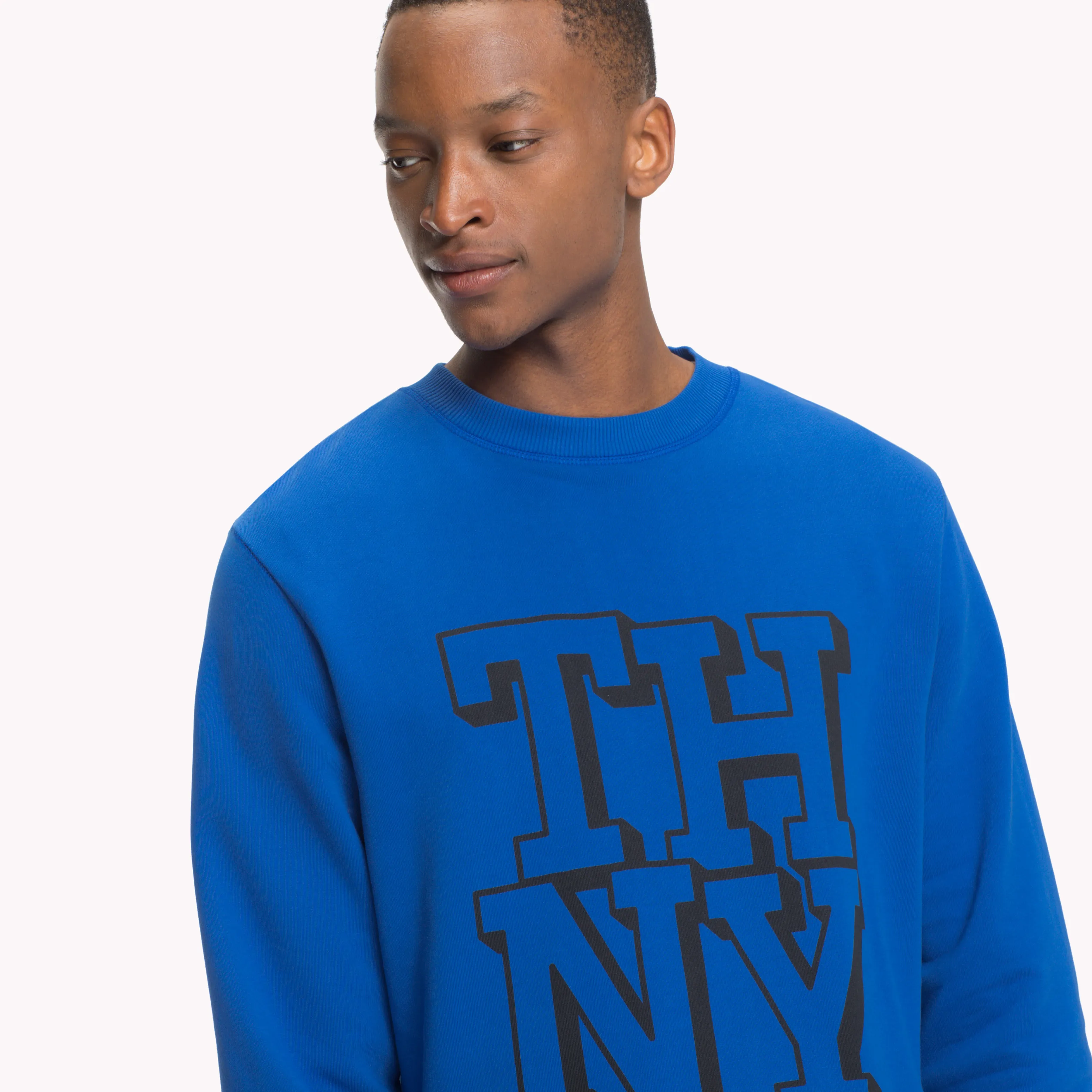 Blue Varsity Crew Neck Sweatshirt | Sweatshirts & Hoodies | Tommy Hilfiger