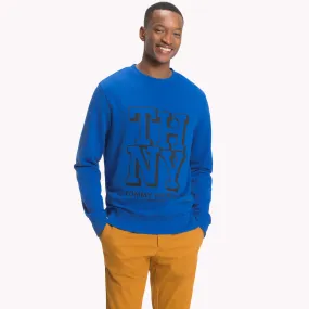 Blue Varsity Crew Neck Sweatshirt | Sweatshirts & Hoodies | Tommy Hilfiger