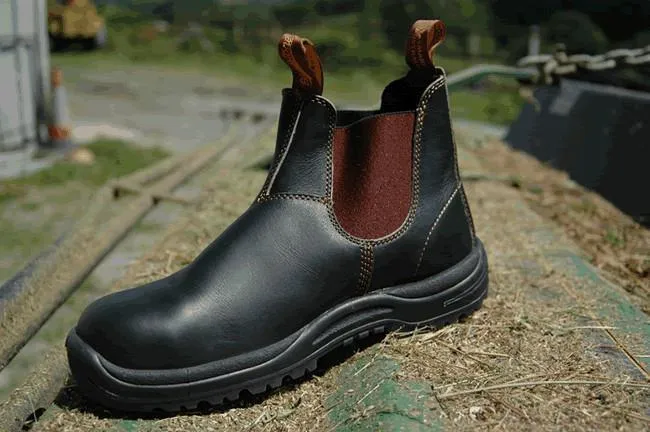 Blundstone #192 Brown Steel Toe Chelsea Boot