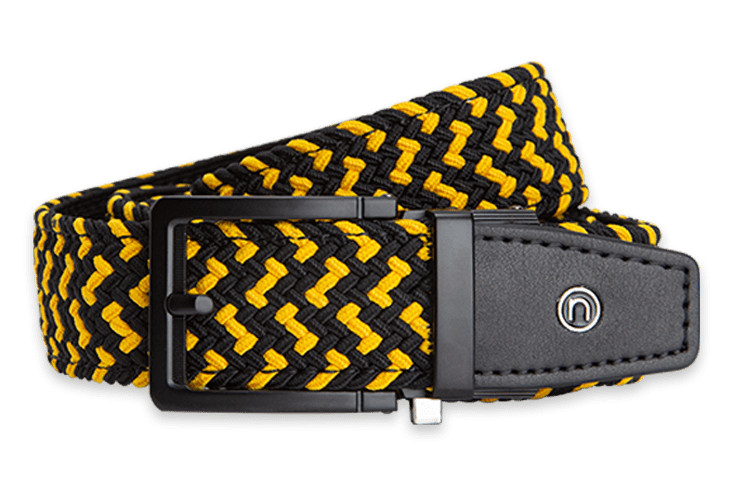 Braided Black & Gold, 1 3/8 Strap, Golf Belt