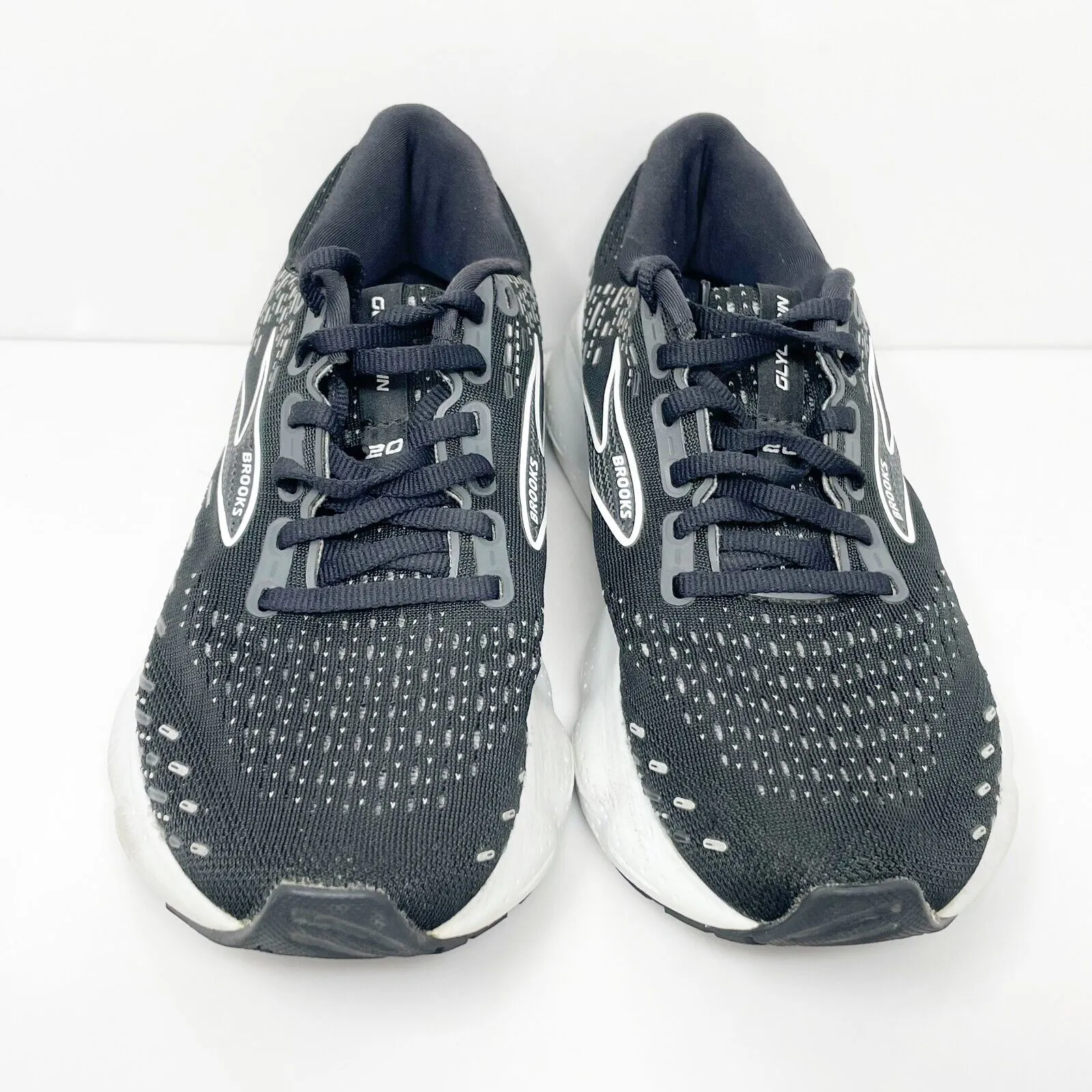 Brooks Womens Glycerin 20 1203691B059 Black Running Shoes Sneakers Size 6.5 B