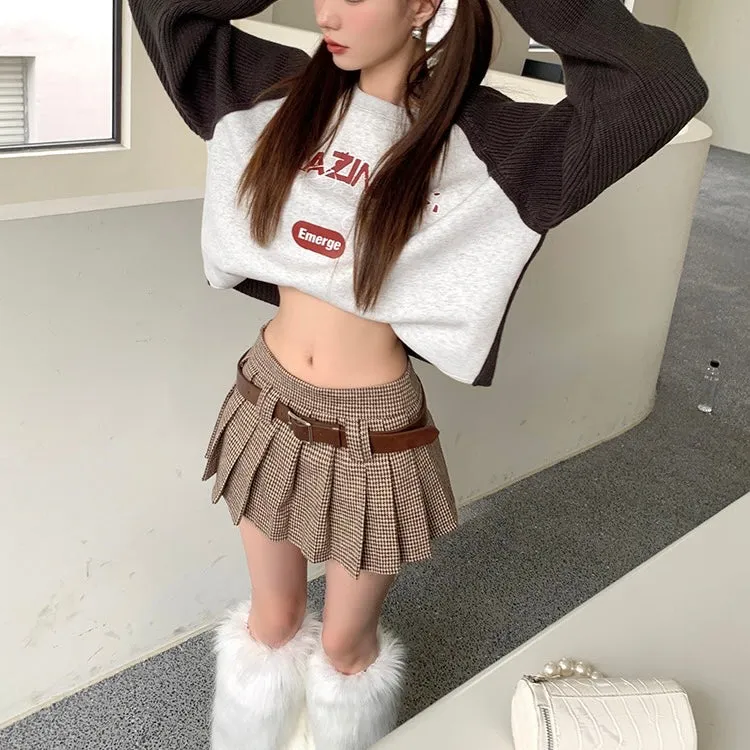 Brown Autumn Skirt