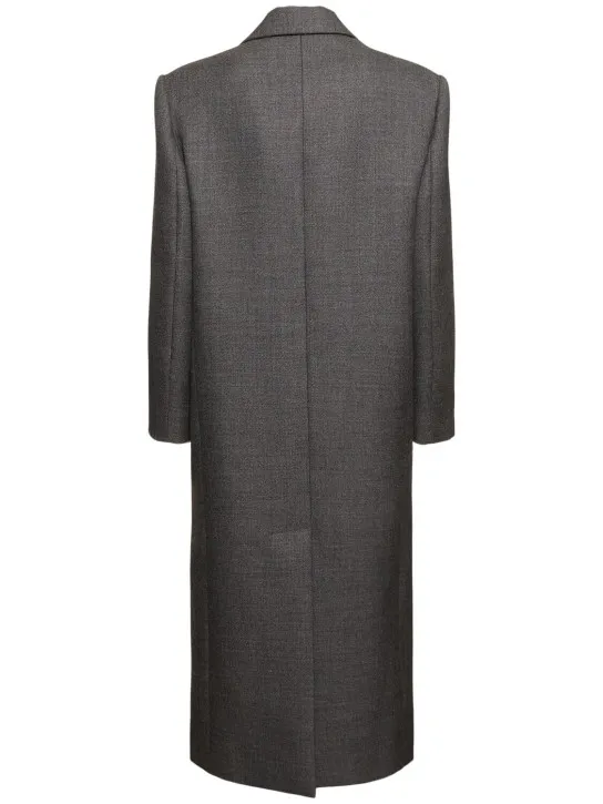 Brunello Cucinelli   Wool single breast midi coat 