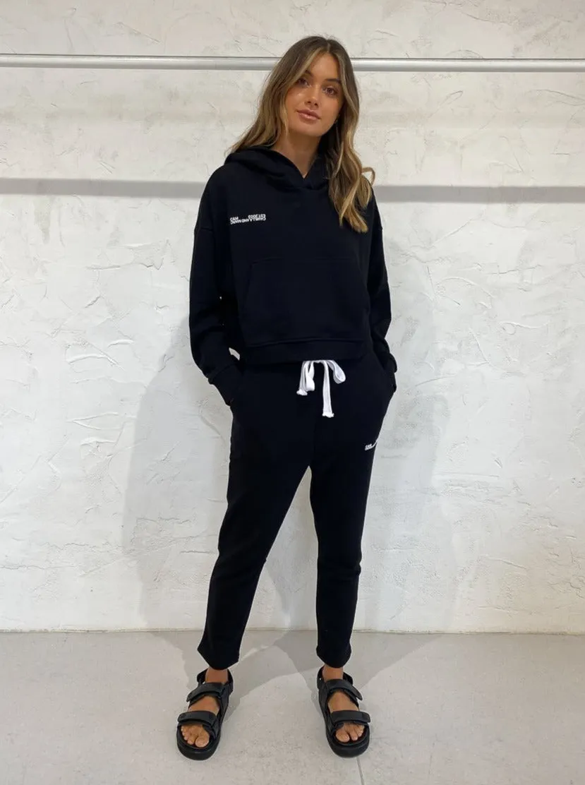 Camilla and Marc Jordan Logo Hoodie In Black