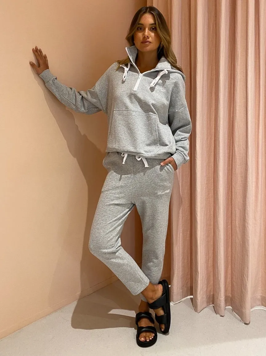 Camilla and Marc Logan 2.0 Hoodie in Grey Marle