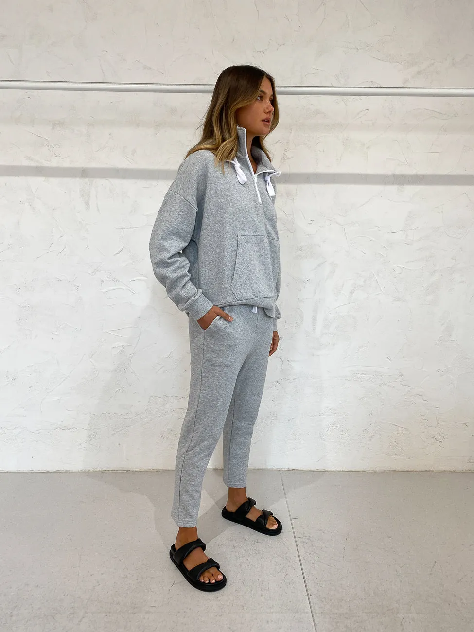 Camilla and Marc Logan 2.0 Hoodie in Grey Marle