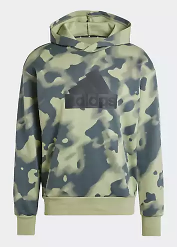 Camouflage Print Hoodie by adidas Performance | Look Again