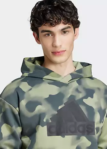 Camouflage Print Hoodie by adidas Performance | Look Again