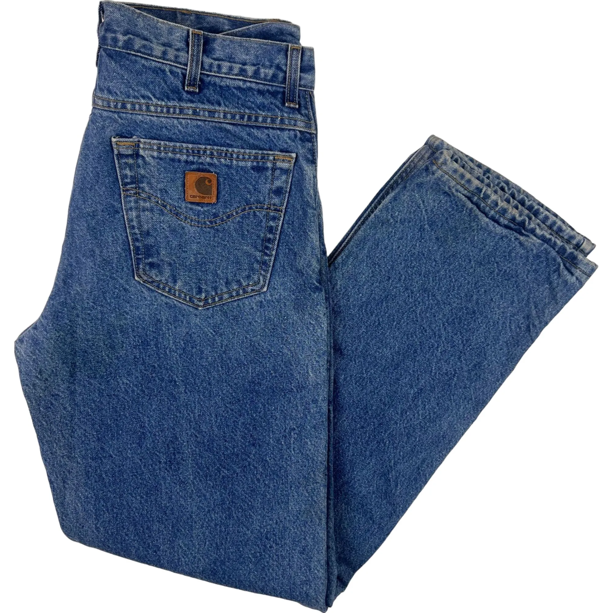 Carhartt Flannel Lined Jeans Blue