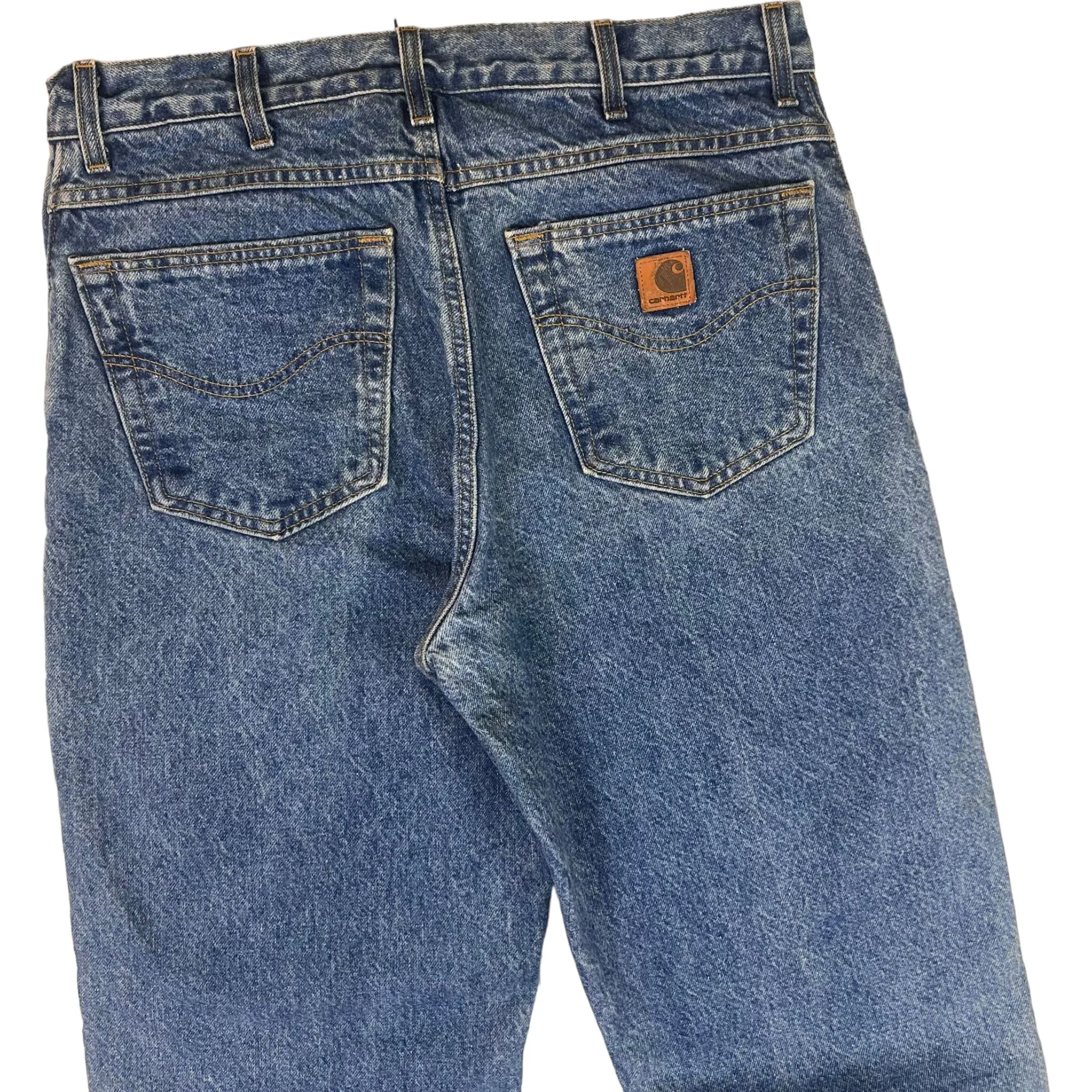 Carhartt Flannel Lined Jeans Blue