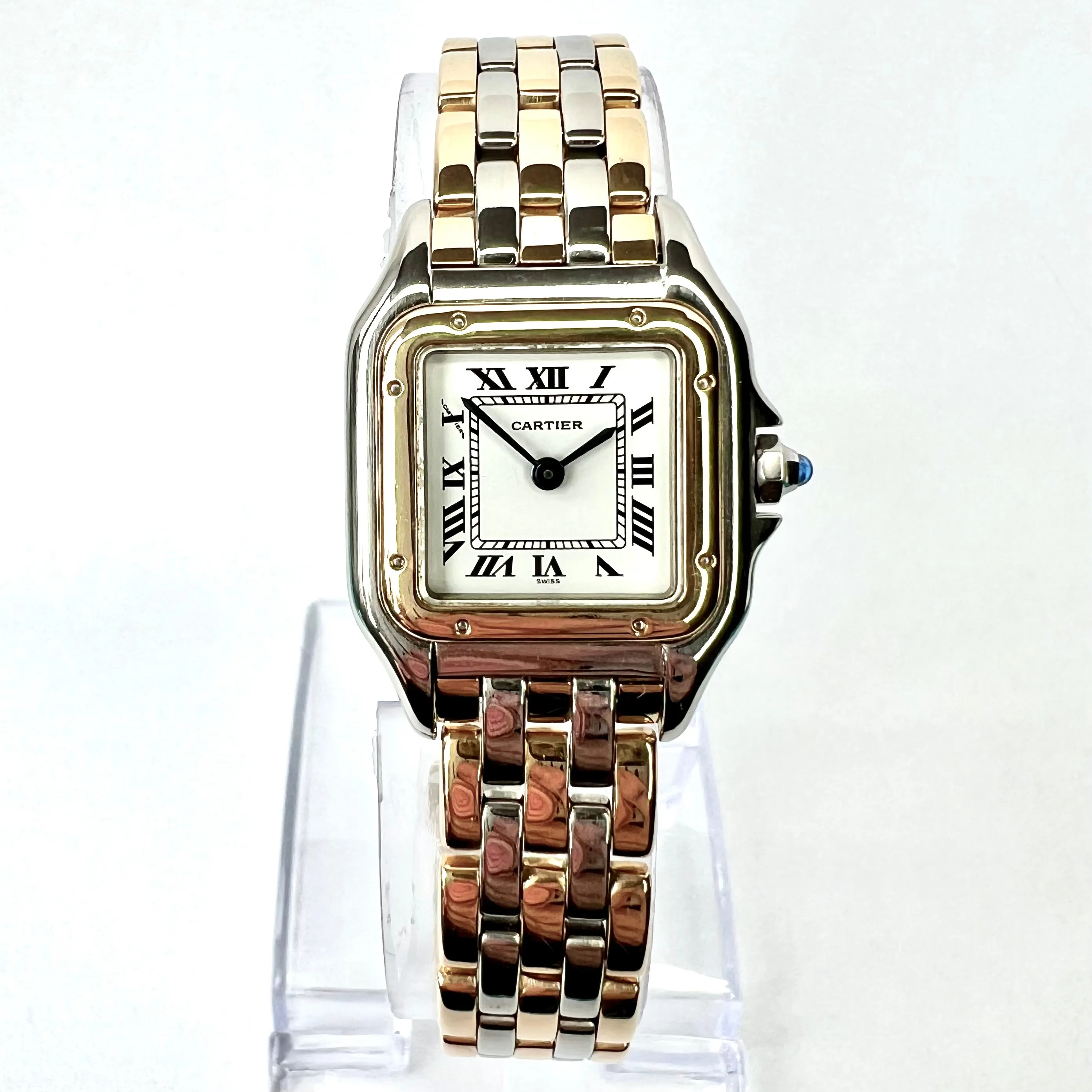 CARTIER PANTHERE 23mm Quartz 3 Row Gold Watch