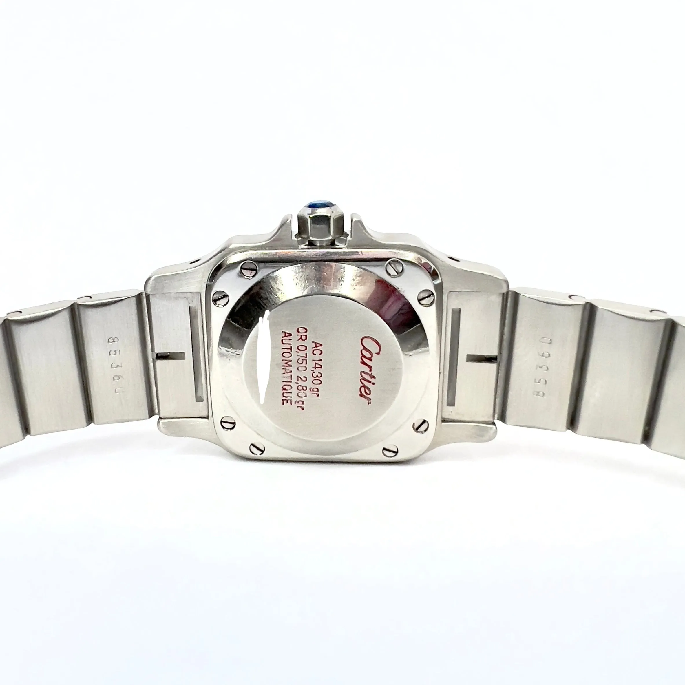 CARTIER SANTOS GALBEE 24mm Automatic 2 Tone 2.42TCW Diamond Watch