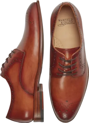 Cassett Medallion Toe Hand Burnished Italian Full Grain Oxfords