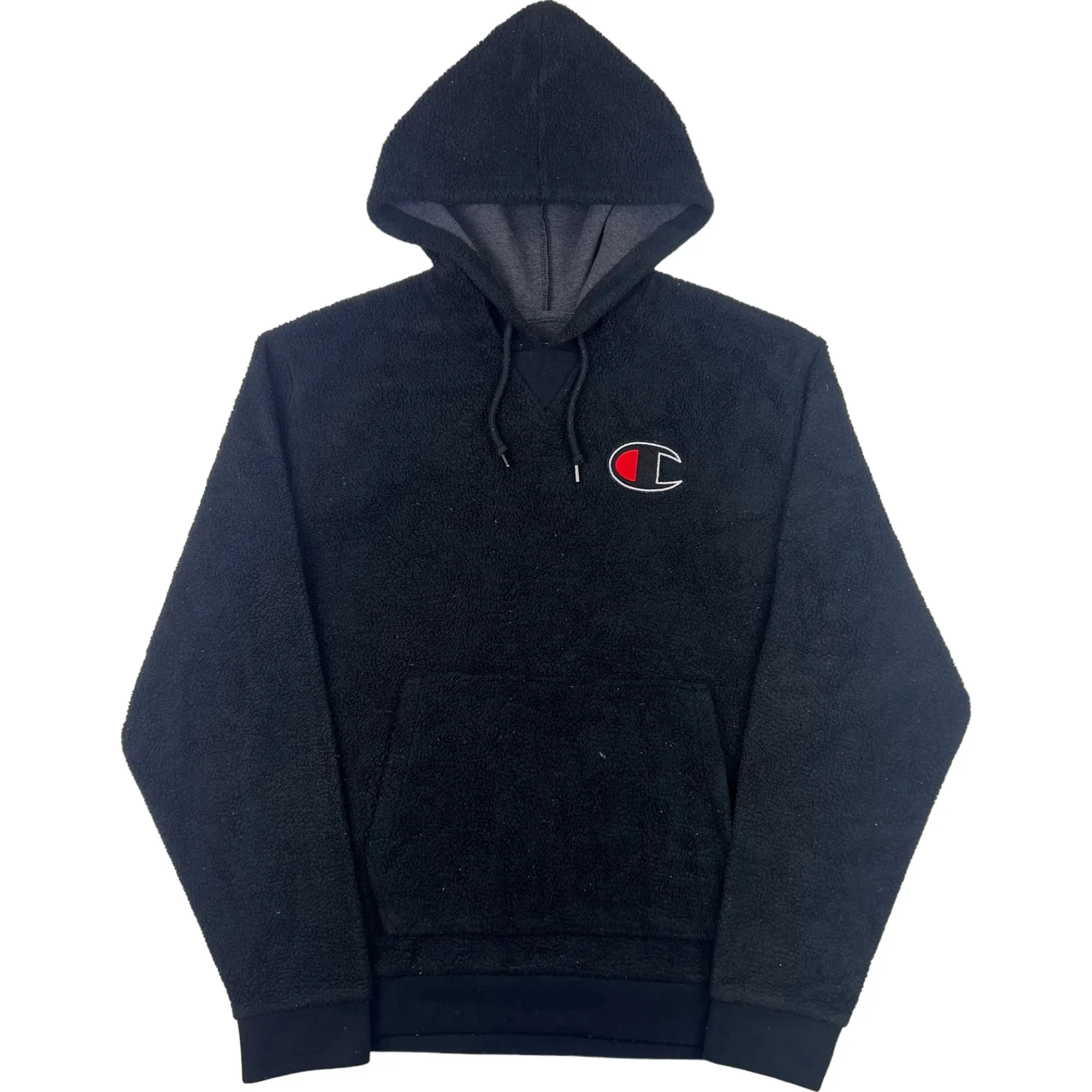 Champion Sherpa Fleece Pullover Hoodie Black