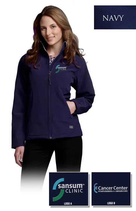 Charles River Ladies Soft Shell Jacket - Sansum Clinic Company Store