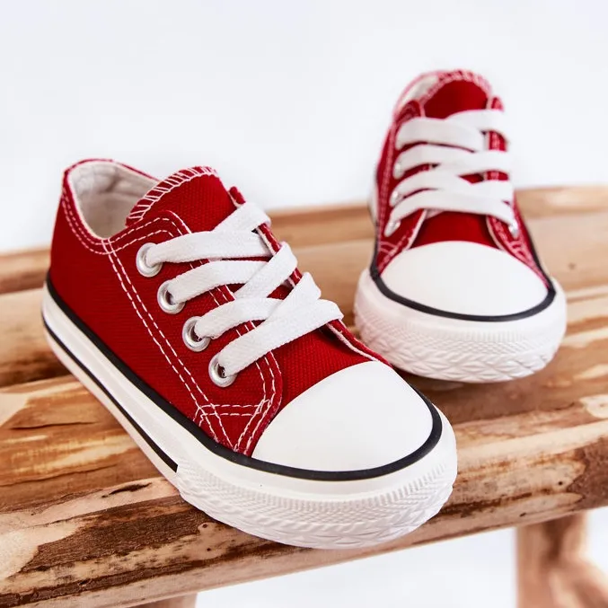 Children's Red Filemon Classic Sneakers