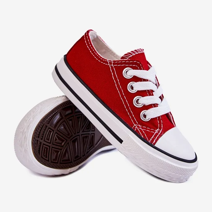 Children's Red Filemon Classic Sneakers