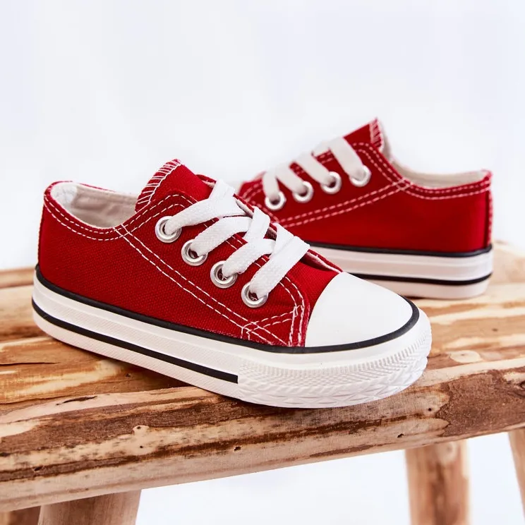 Children's Red Filemon Classic Sneakers