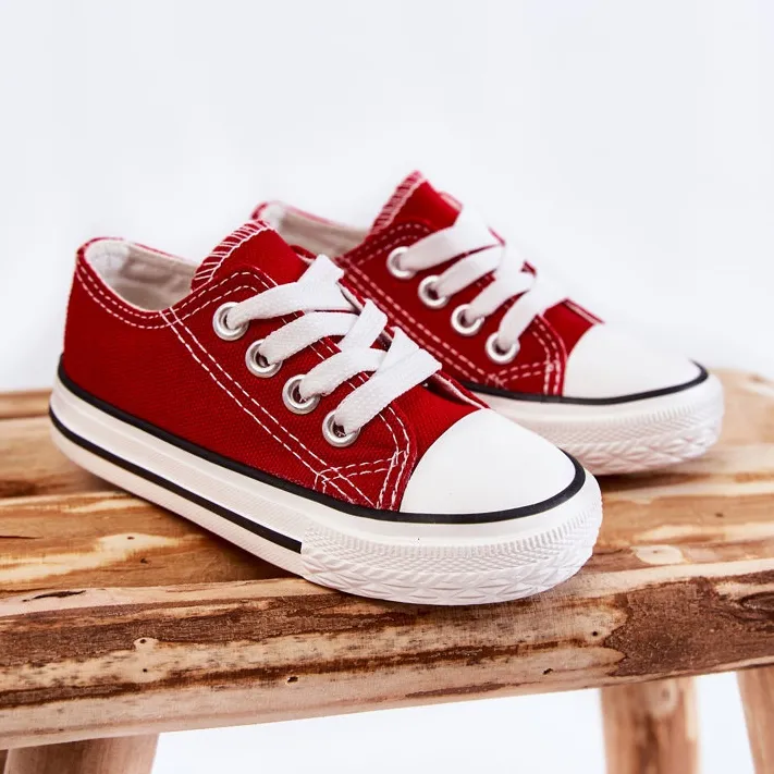 Children's Red Filemon Classic Sneakers