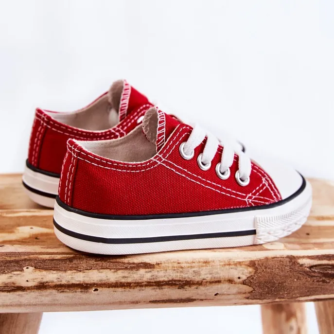 Children's Red Filemon Classic Sneakers