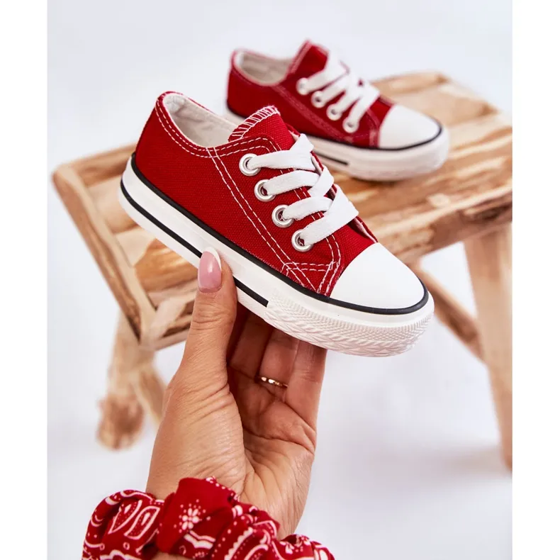 Children's Red Filemon Classic Sneakers