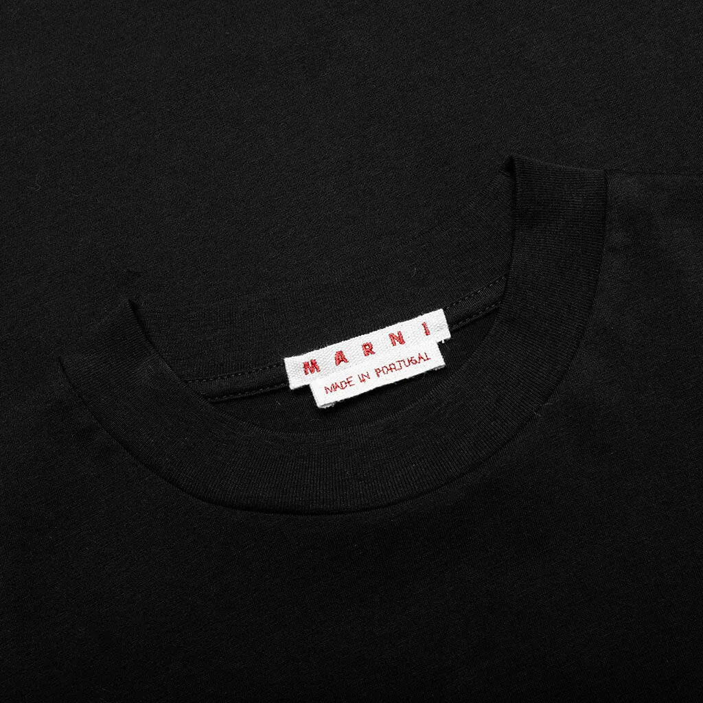 Circular Logo T-Shirt - Black