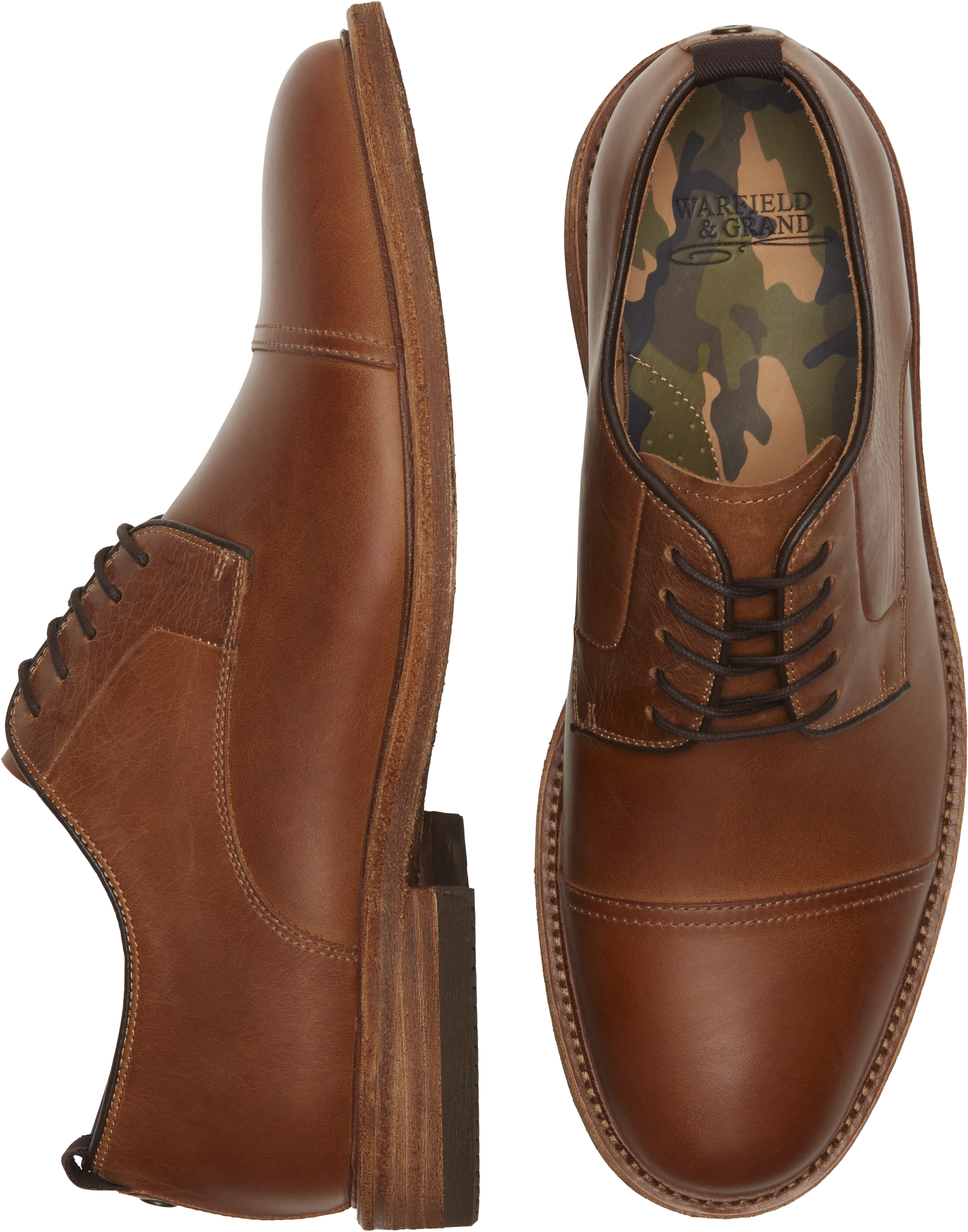 Clement Cap Toe Oiled Full Grain Oxfords