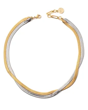 Conda Two-Tone Necklace