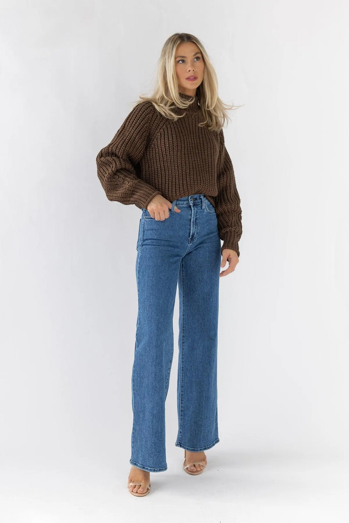 Cozy Conditions Brown Sweater - Final Sale