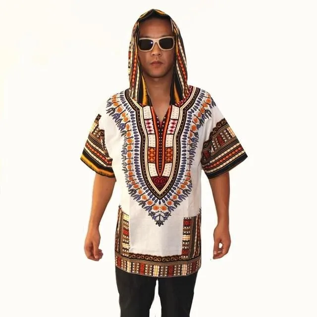 Dashiki Hoodies Loose African Shirt free women dress shirt