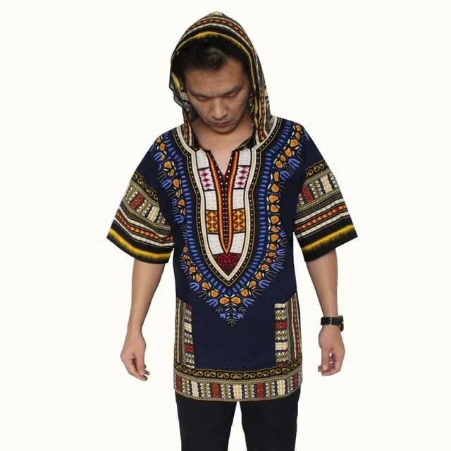 Dashiki Hoodies Loose African Shirt free women dress shirt