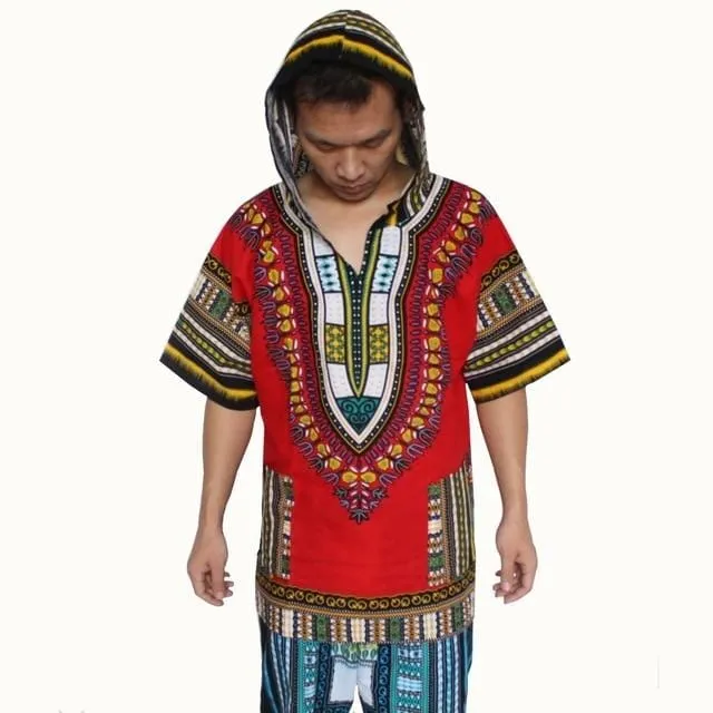 Dashiki Hoodies Loose African Shirt free women dress shirt